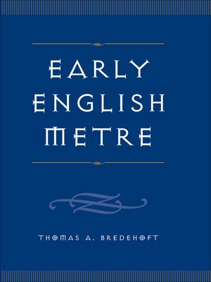 cover image of Early English Metre